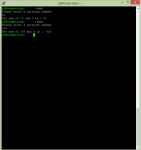 SUM BY FOR LOOP OUTPUT AND NEGATIVE