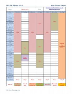 AR.2330.Fall2016.-Alejandra Juarez's Schedule