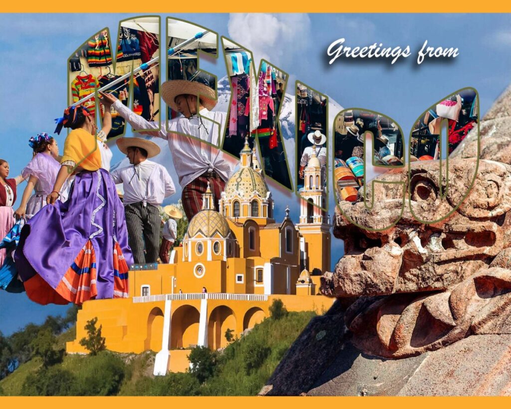 "Greetings from Mexico" Post Card