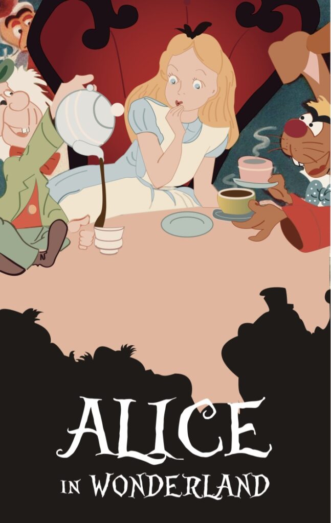 Alice in Wonderland Poster Recreation