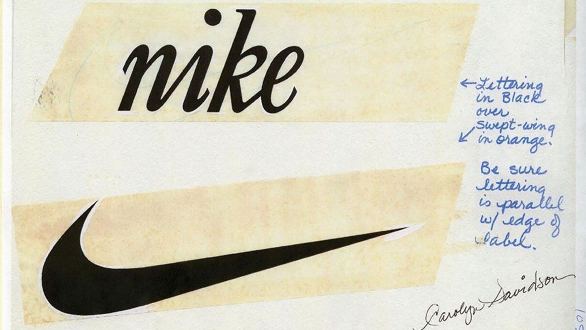 Nike Wordmark & Swoosh Sketch