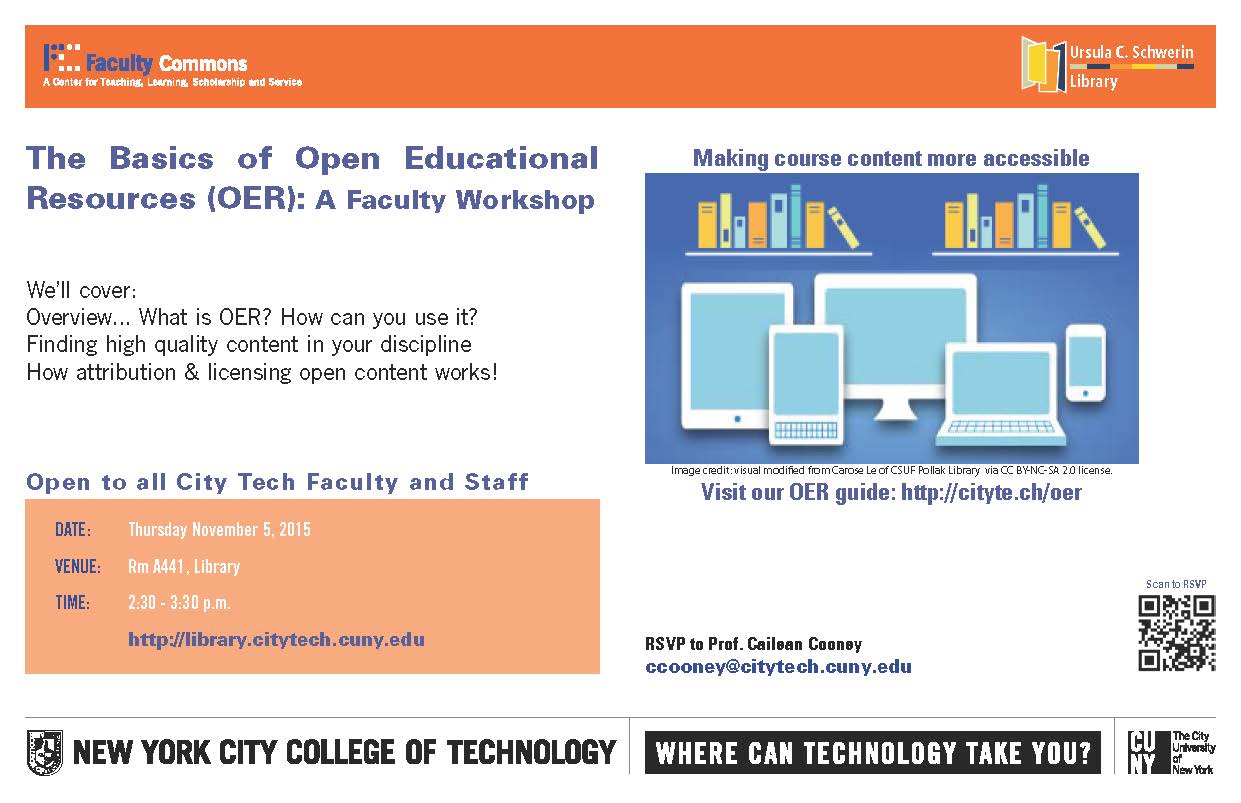 Faculty Workshop On Open Educational Resources – LibraryBuzz