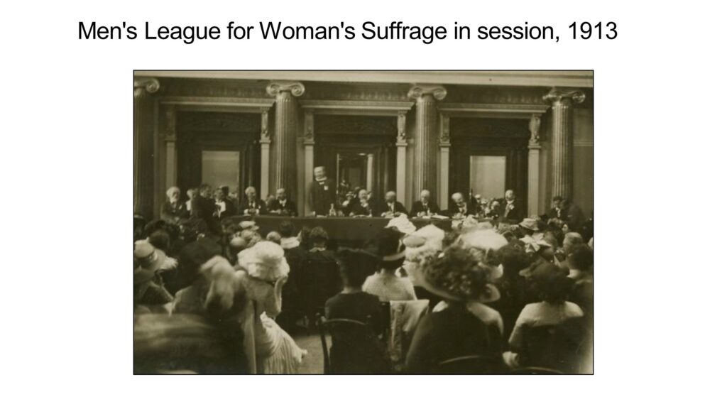 Men's League for Woman's Suffrage, 1913; NYPL Digital