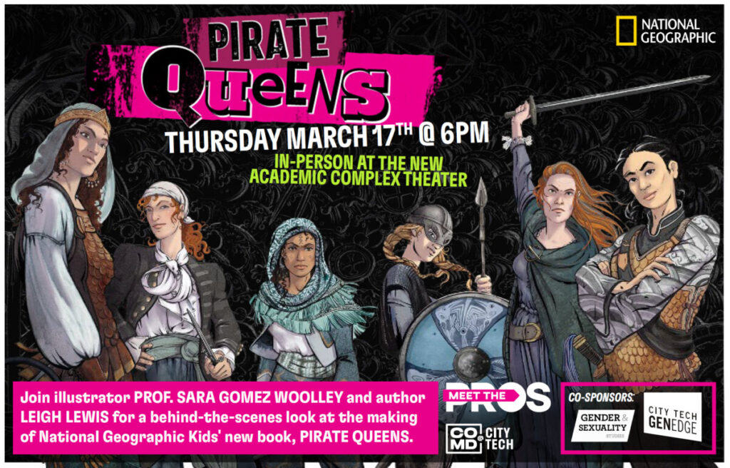 Pirate Queens image depicting several women pirates.