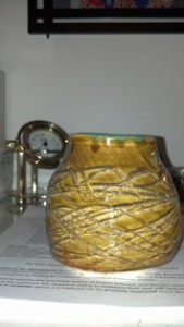 new handmade vase crafted to look old