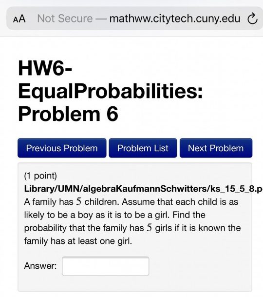 HW6, Problem 6