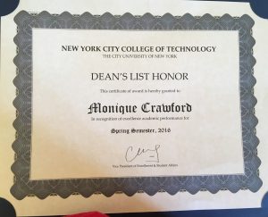 Spring 2016 Deans list