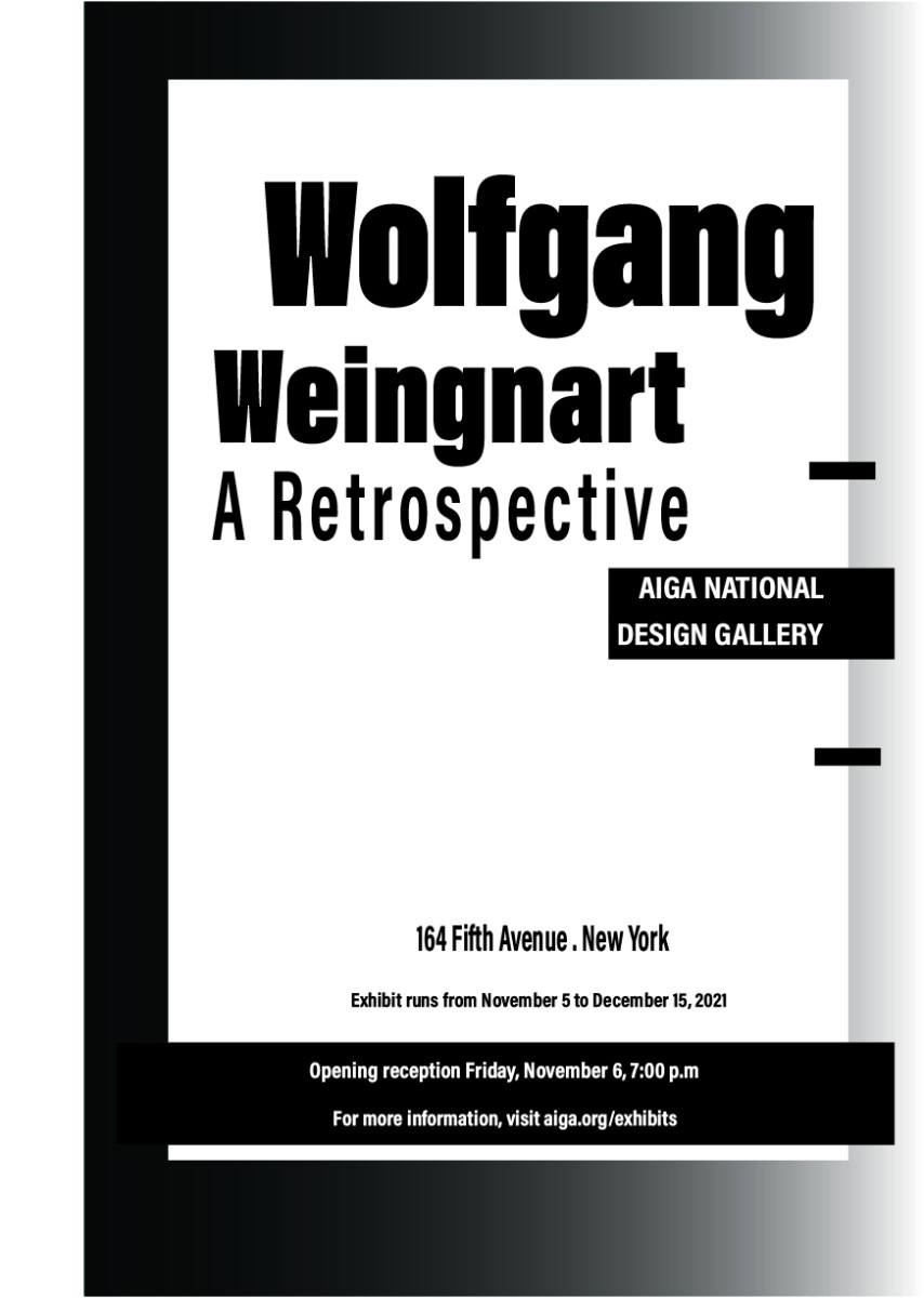 Wolfgang Weingnart Poster 1
