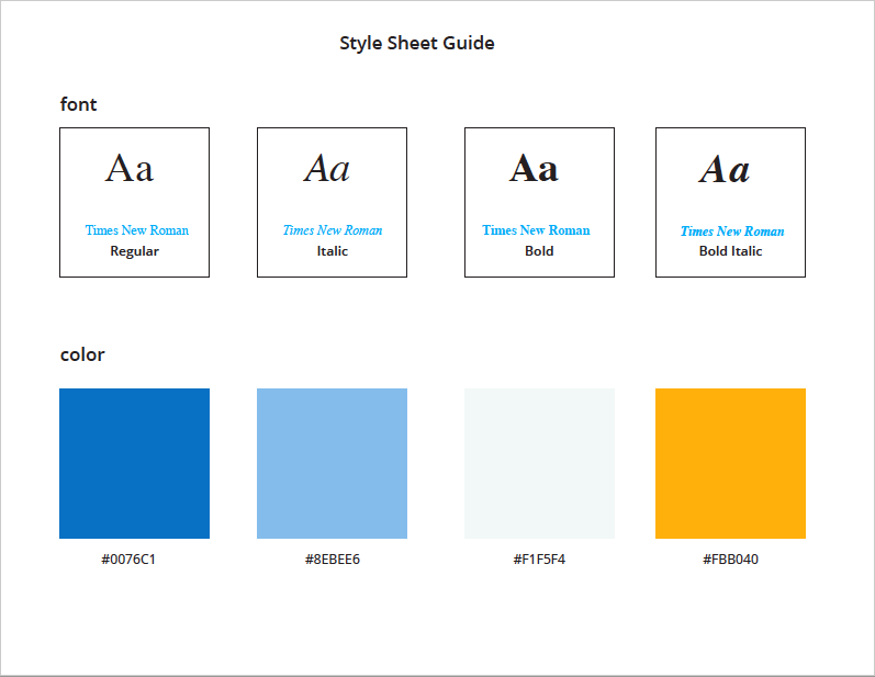 Stylesheet Guide