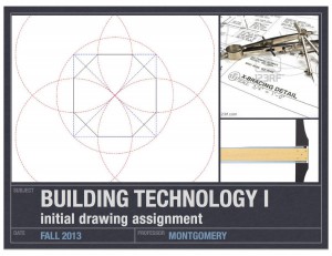 arch 1130_building tech I_assignment initial drawing