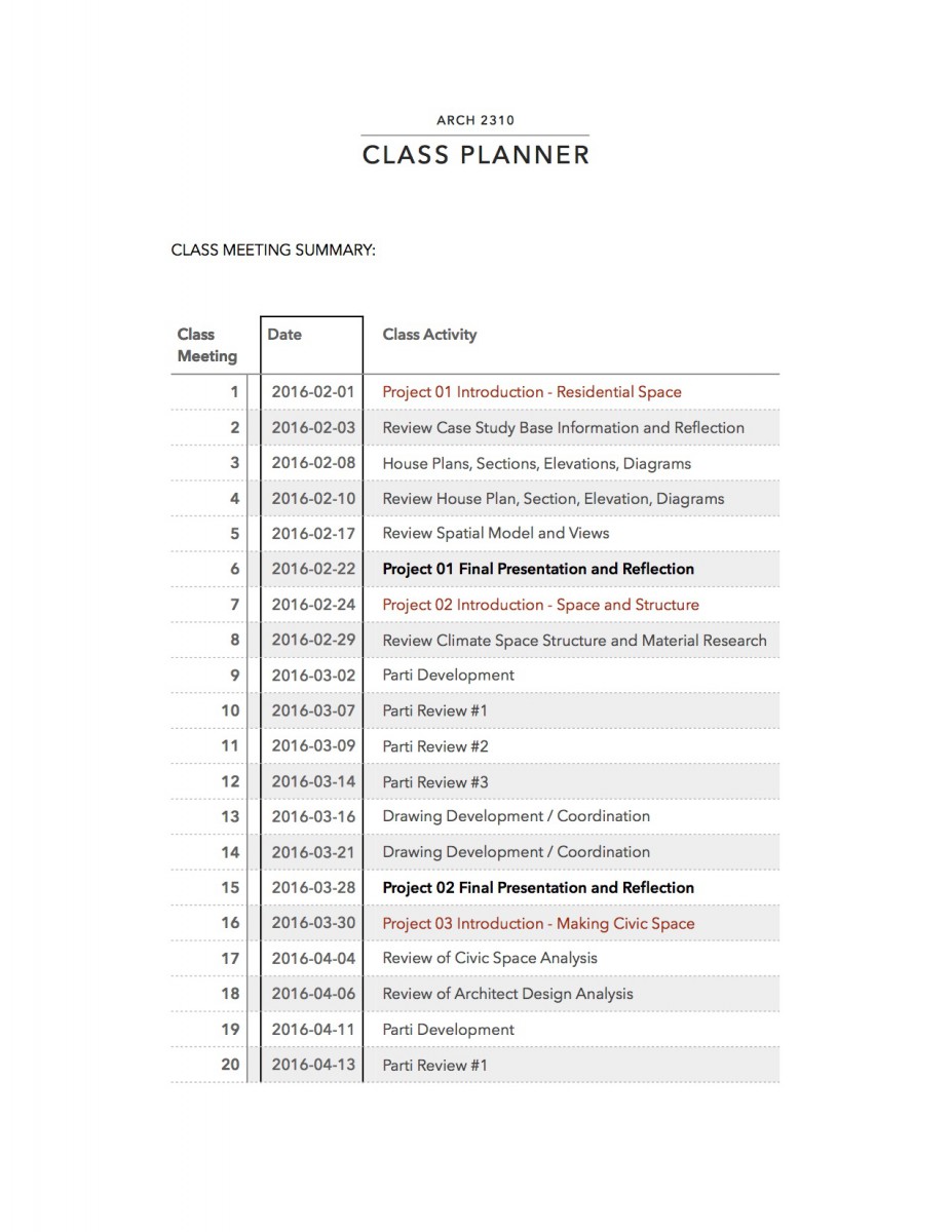 ARCH2310 Class Planner_Day to Day_2016_01_revised