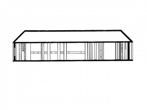 THIS IS THE SECTION DRAWING FOR THE SECOND PLAN WE DREW.