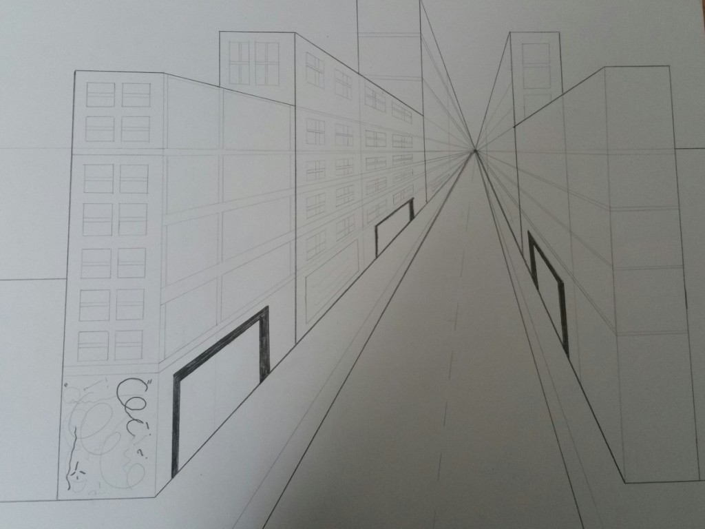 One and Two Point Perspective | Marsha Porter's Blog