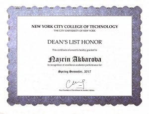 honor list dean