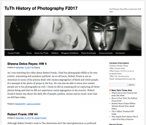 Sandra Cheng's History of Photography Site