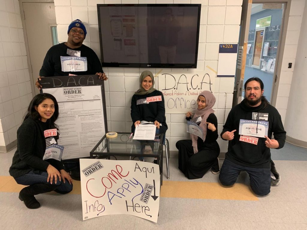 Prof. Almeida's students get involved with DACA activism