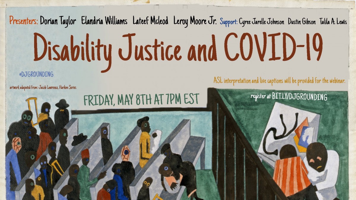 May 8 Event: Disability Justice and COVID-19