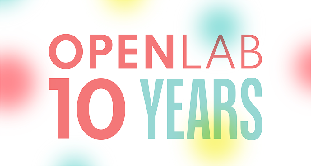 OpenLab 10 Year Anniversary banner