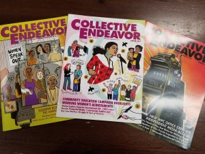 Issues of Collective Endeavor- The main publication of Women's Press Collective