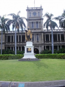 Statue of King Kamehameha I  Honolulu, Hawaii Taken by me in Honolulu, Hawaii