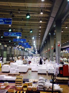 Fish market.