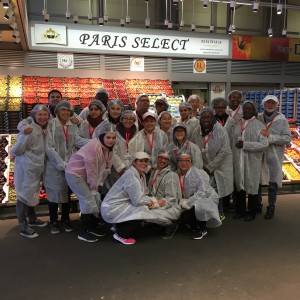 All of us freezing at the market but we succeeded 