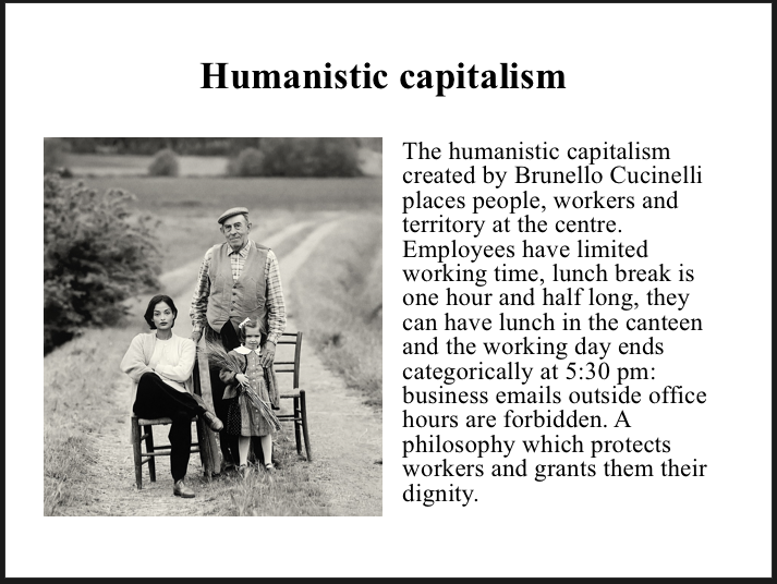 Brunello Cucinelli and Humanistic Capitalism