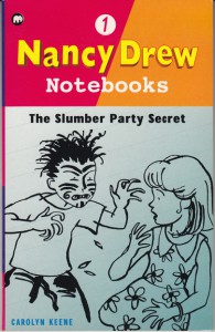 Cartoony British Nancy Drew Book Cover