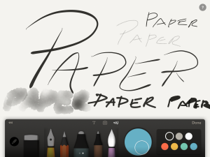 Paper, paper, paper.