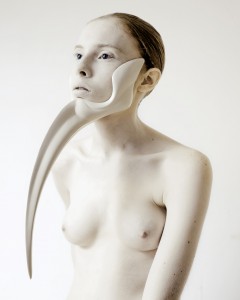 WEARABLE SCULPTURE, FROM ANIMAL: THE OTHER SIDE OF EVOLUTION SERIES, 2012