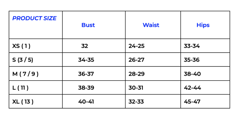 Size Guide – Estilo Dominicano