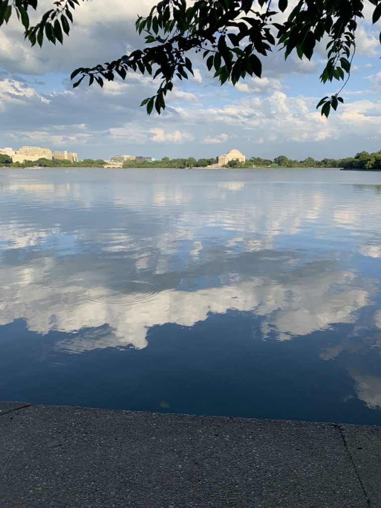 Clouds Reflecting on Water