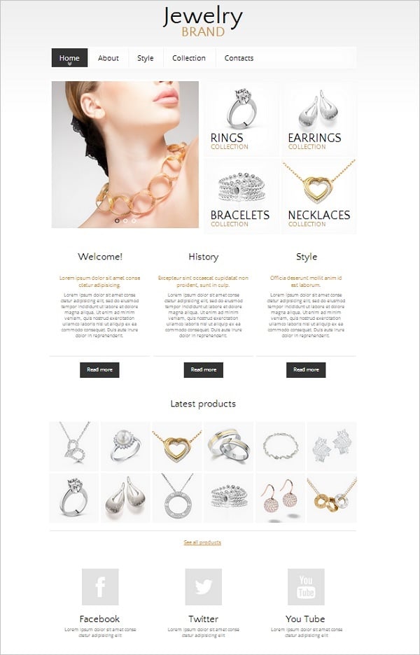 Online Jewelry Template