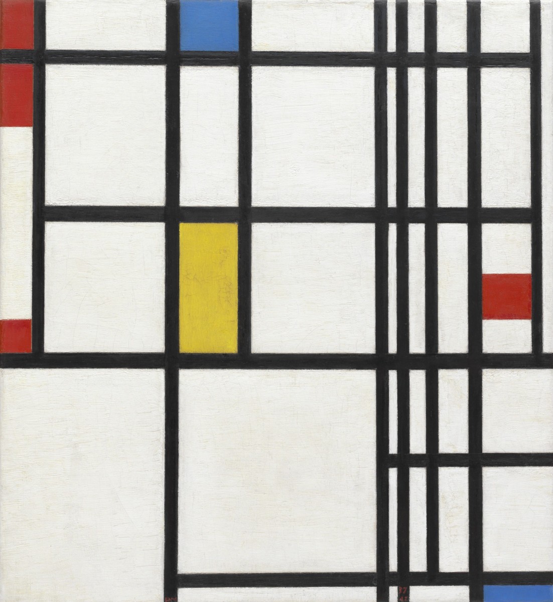 Composition in Red, Blue, and Yellow