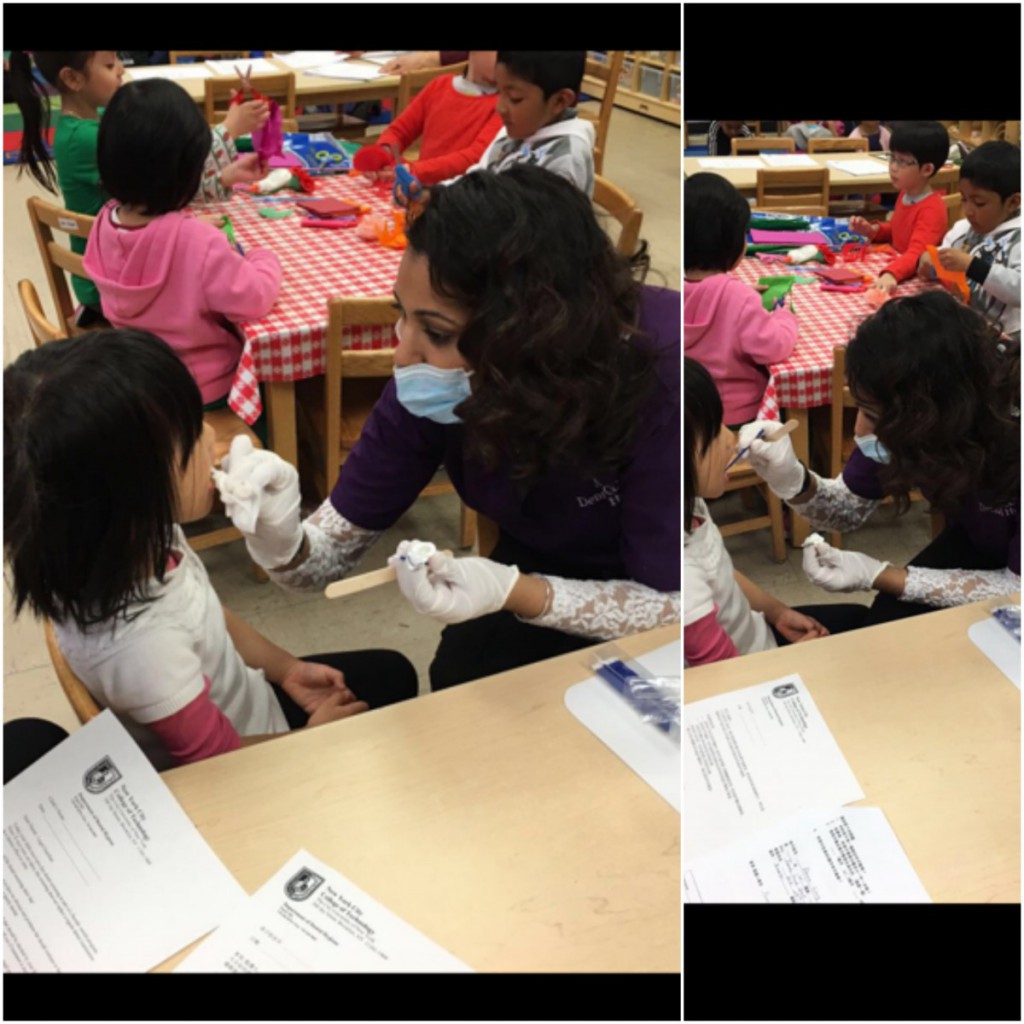 2016 Headstart Flouride Varnish program. Children ages 3-5 were given a brief visual exam and fluoride varnish was applied. A report card was then sent to parents with services that was provided and whether a follow up appointment was warranted.