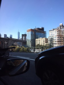 I took this picture fall of 2014. The shot is of the view of Brooklyn and New York City. This was taken on my way home from school while in the car with my dad, this picture is interesting because you can see the freedom tower in NYC and the Brooklyn bridge from this view. I also like the little parts of the cars on the expressway that you can see because it shows how it is close to rush hour and how cars are moving to get to a destination. I like how you can be in one place and see another city. It gives me a sense of home because when i see the city i know i am not far from Staten Island which is my home. No filters were used on this shot. Lastly i like the angle of this shot and the way the heights of the buildings are portrayed in this photograph. 