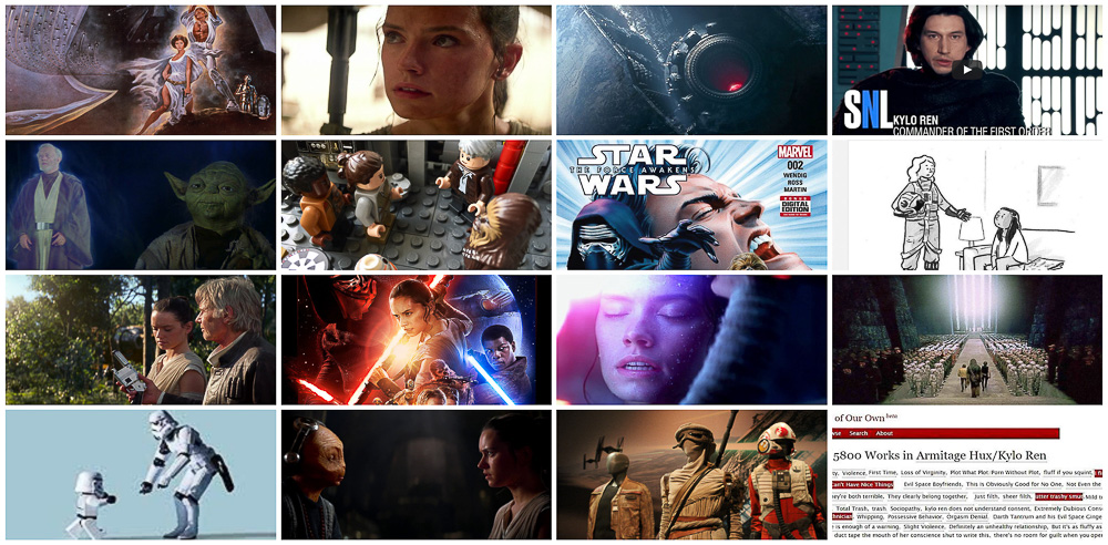 Star Wars collage