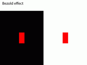 Bezold-effect