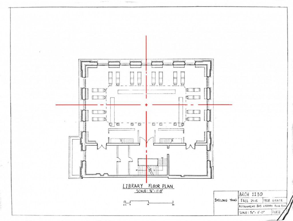 ARCH1130_KG_F15_BHS_Library Floor Plan_Yang_ShiLong