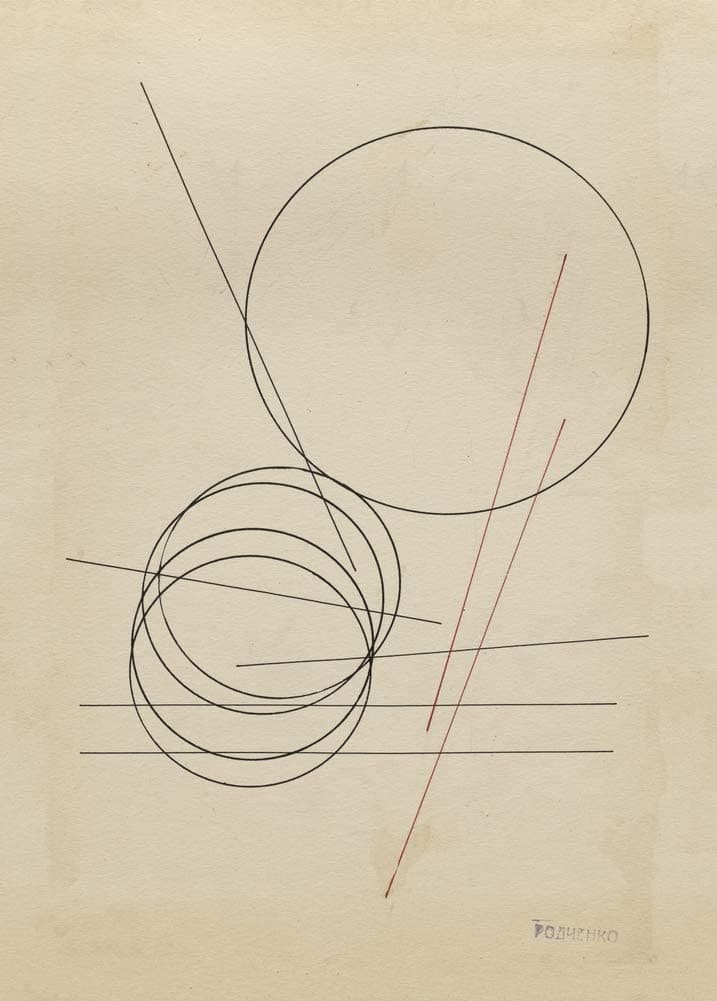 Aleksandr Rodchenko Linear Composition 1920