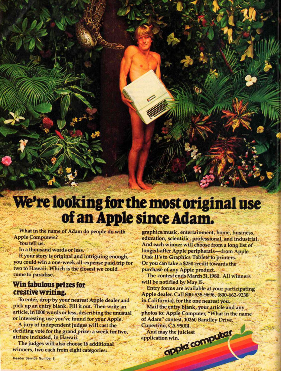 Apple Computer "Adam" Ad 1976