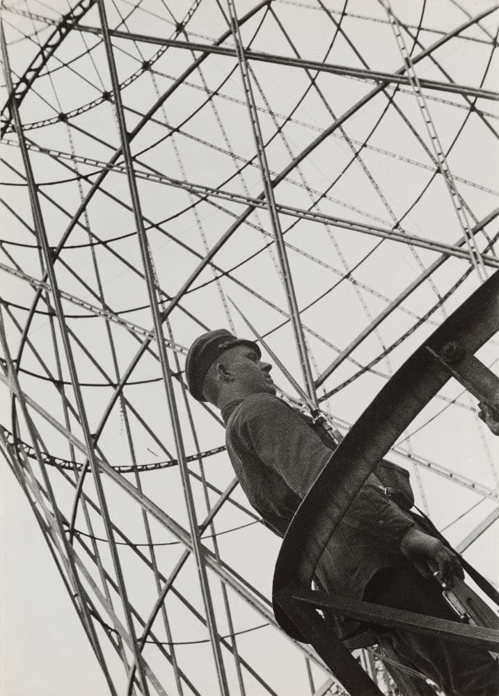 Alexander Rodchenko 'Fire Escape with Man', Russia, 1923