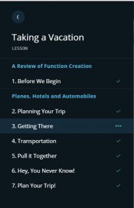 Taking A Vacation