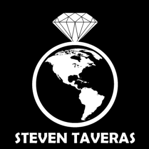 steven logo with black backgrounds
