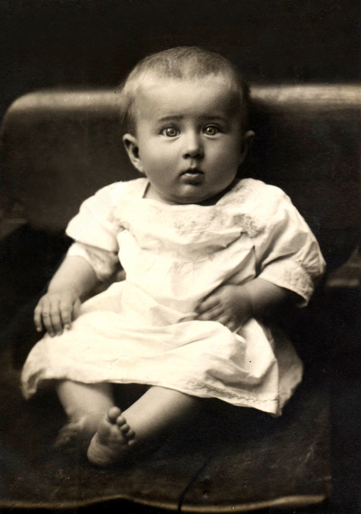 retouched image of child