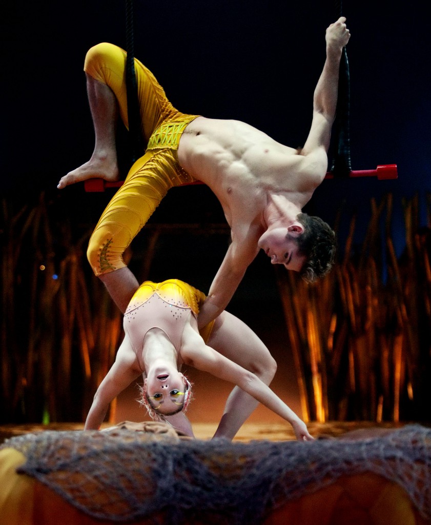 two acrobats