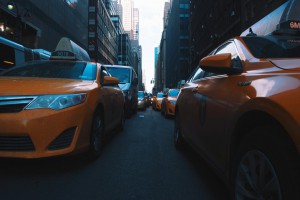 yellow taxicabs