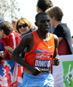 a man running a marathon