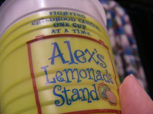 a lemonade mix carton