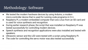 Slide 8 - Methodology - Software (cont.)